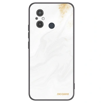 Picasee silikonowe czarne etui na Xiaomi Redmi 12C - White