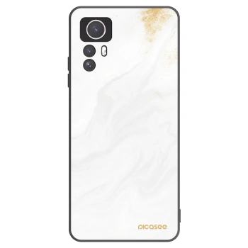Picasee silikonowe czarne etui na Xiaomi Redmi Note 12S - White