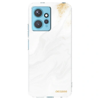 Picasee silikonowe przeźroczyste etui na Xiaomi Redmi Note 12 4G - White