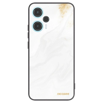 Picasee silikonowe czarne etui na Xiaomi Poco F5 - White