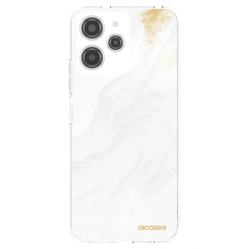 Picasee silikonowe przeźroczyste etui na Xiaomi Redmi 12 4G - White