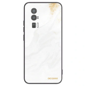Picasee silikonowe czarne etui na Xiaomi Poco F5 Pro 5G - White