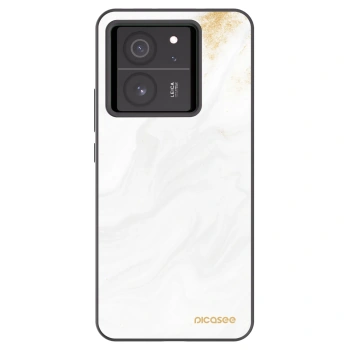 Picasee silikonowe czarne etui na Xiaomi 13T Pro - White