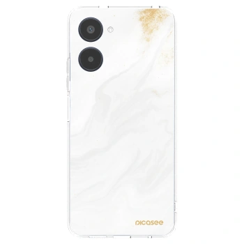Picasee silikonowe przeźroczyste etui na Realme 10 4G - White