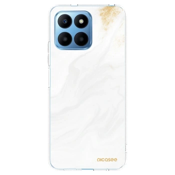 Picasee silikonowe przeźroczyste etui na Honor 70 Lite - White