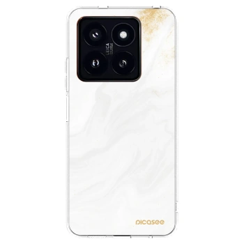 Picasee silikonowe przeźroczyste etui na Xiaomi 14 Pro - White