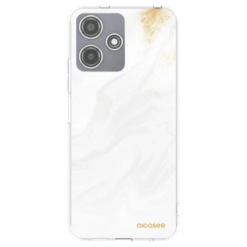 Picasee silikonowe przeźroczyste etui na Xiaomi Redmi 12 5G - White