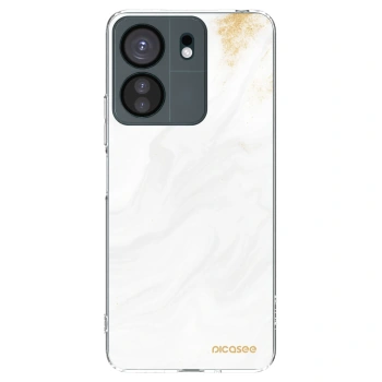 Picasee silikonowe przeźroczyste etui na Xiaomi Redmi 13C 4G - White