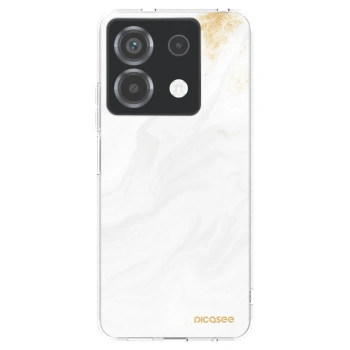Picasee silikonowe przeźroczyste etui na Xiaomi Poco X6 - White