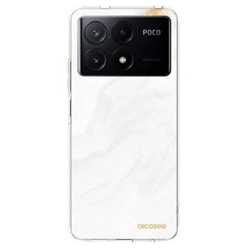 Picasee silikonowe przeźroczyste etui na Xiaomi Poco X6 Pro - White