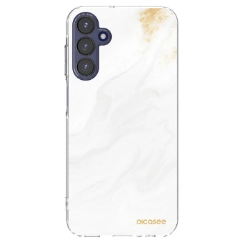 Picasee silikonowe przeźroczyste etui na Samsung Galaxy A15 A155F 4G - White