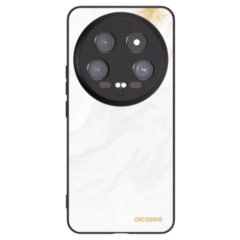 Picasee silikonowe czarne etui na Xiaomi 14 Ultra - White