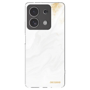 Picasee silikonowe przeźroczyste etui na Xiaomi Redmi Note 13 4G - White