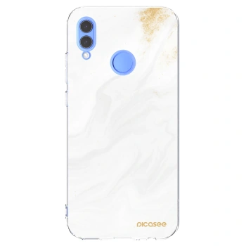 Picasee silikonowe przeźroczyste etui na Honor 10 Lite - White