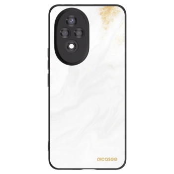Picasee silikonowe czarne etui na Honor 200 Pro 5G - White