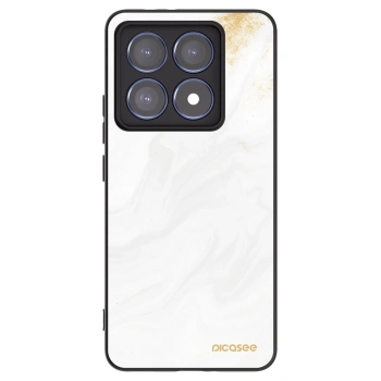 Picasee silikonowe czarne etui na Xiaomi 14T Pro - White