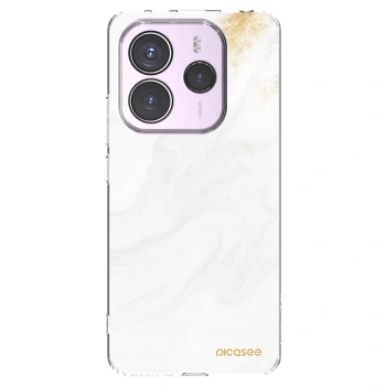 Picasee silikonowe przeźroczyste etui na Xiaomi Redmi Note 14 5G - White