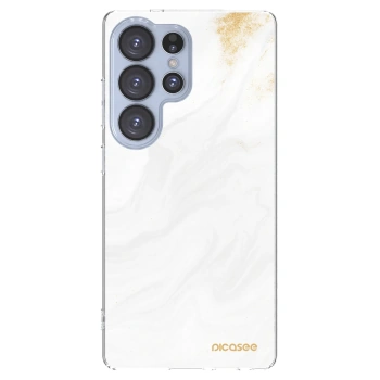 Picasee silikonowe przeźroczyste etui na Samsung Galaxy S25 Ultra 5G - White