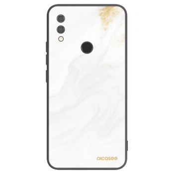 Picasee silikonowe czarne etui na Xiaomi Redmi Note 7 - White