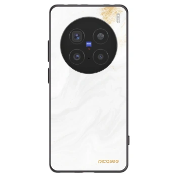 Picasee silikonowe czarne etui na Vivo X200 Pro - White