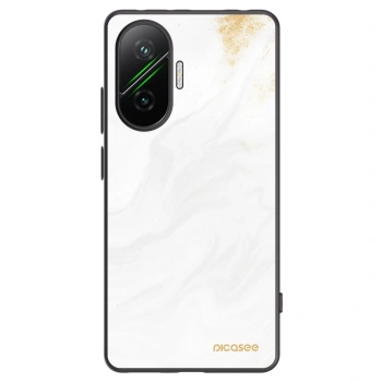 Picasee silikonowe czarne etui na Xiaomi Poco F7 5G - White