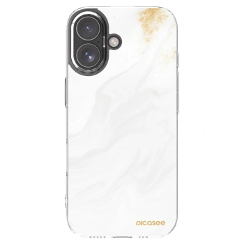 Picasee silikonowe przeźroczyste etui na Apple iPhone 17 - White