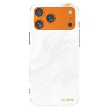 Picasee silikonowe przeźroczyste etui na Apple iPhone 17 Pro Max - White