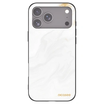 Picasee silikonowe czarne etui na Apple iPhone 17 Pro Max - White