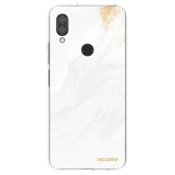 Picasee silikonowe przeźroczyste etui na Xiaomi Redmi 7 - White