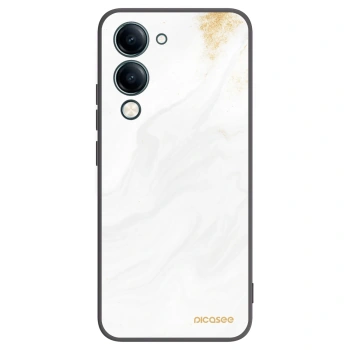 Picasee silikonowe czarne etui na Vivo Y29s 5G - White