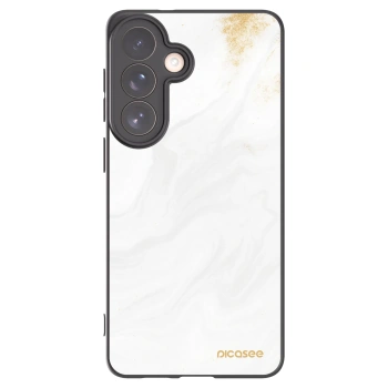 Picasee silikonowe czarne etui na Samsung Galaxy S26+ - White