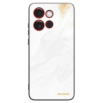 Picasee silikonowe czarne etui na Motorola Edge 60 Neo 5G - White