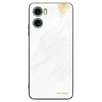 Picasee silikonowe czarne etui na Motorola Moto G06 - White