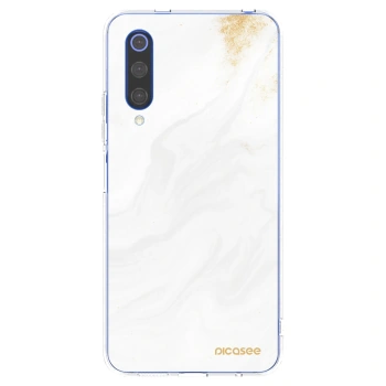 Picasee silikonowe przeźroczyste etui na Xiaomi Mi 9 SE - White