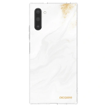 Picasee silikonowe przeźroczyste etui na Samsung Galaxy Note 10 N970F - White