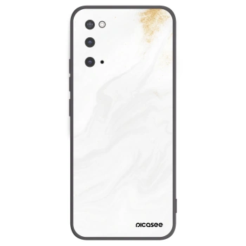 Picasee silikonowe czarne etui na Samsung Galaxy S20 G980F - White