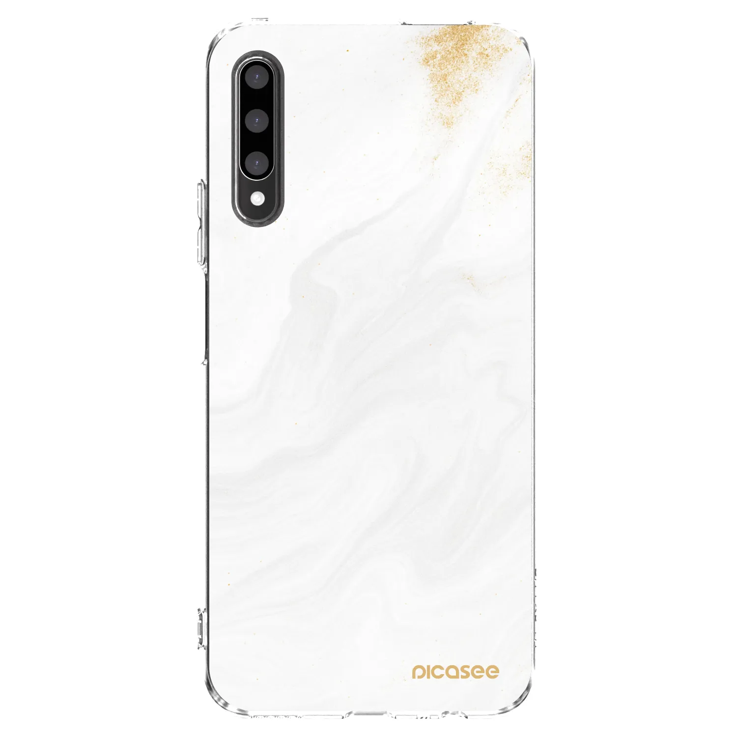 Picasee silikonowe przeźroczyste etui na Honor 9X Pro - White