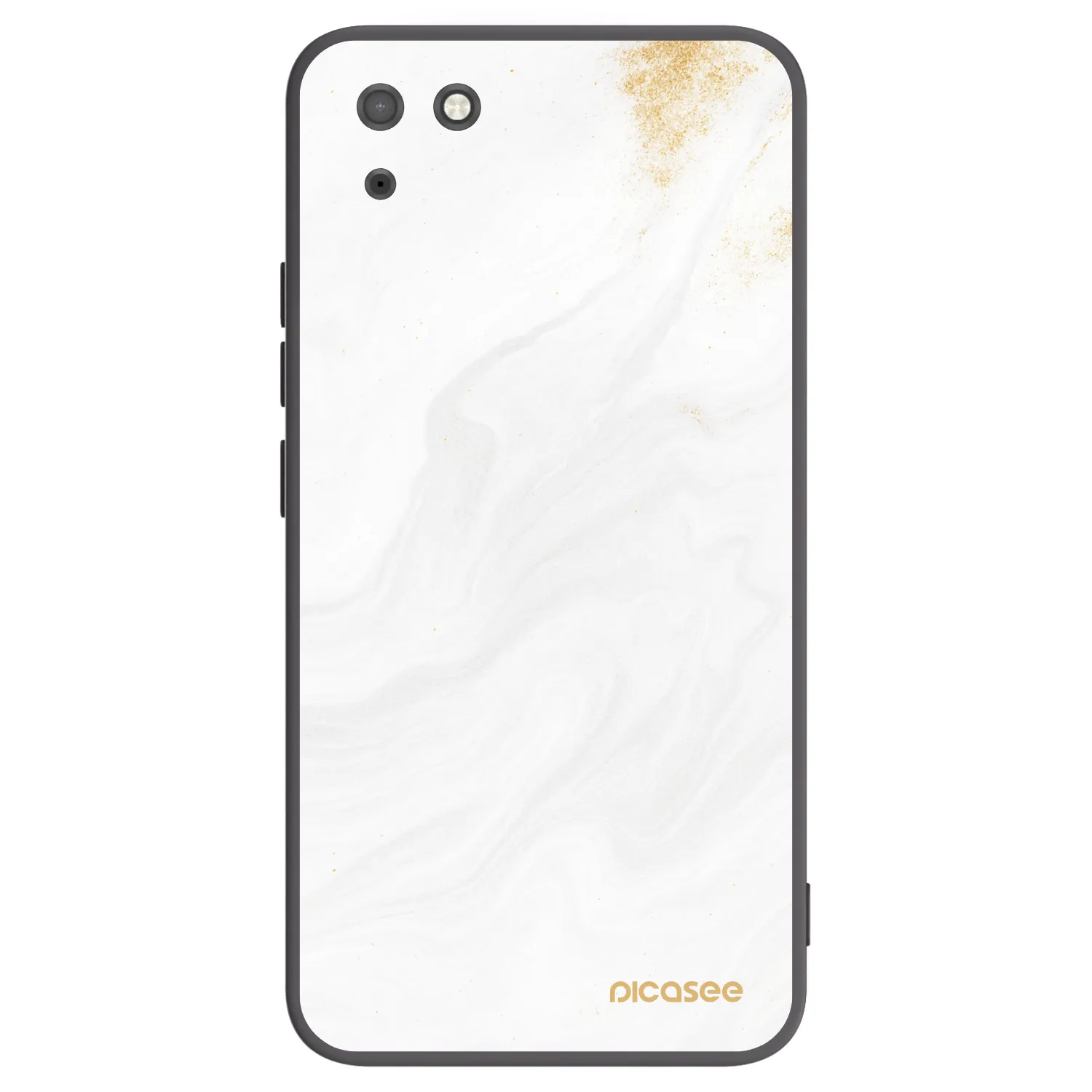 Picasee silikonowe czarne etui na Huawei Y5P - White