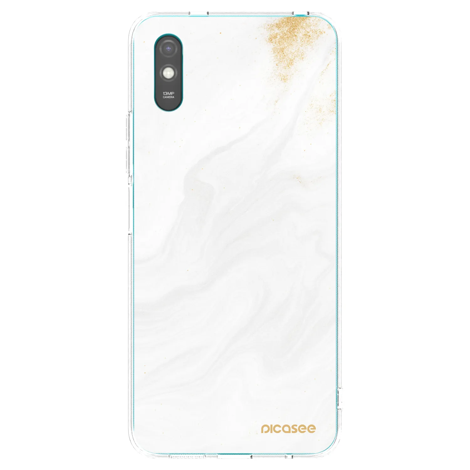 Picasee silikonowe przeźroczyste etui na Xiaomi Redmi 9A - White
