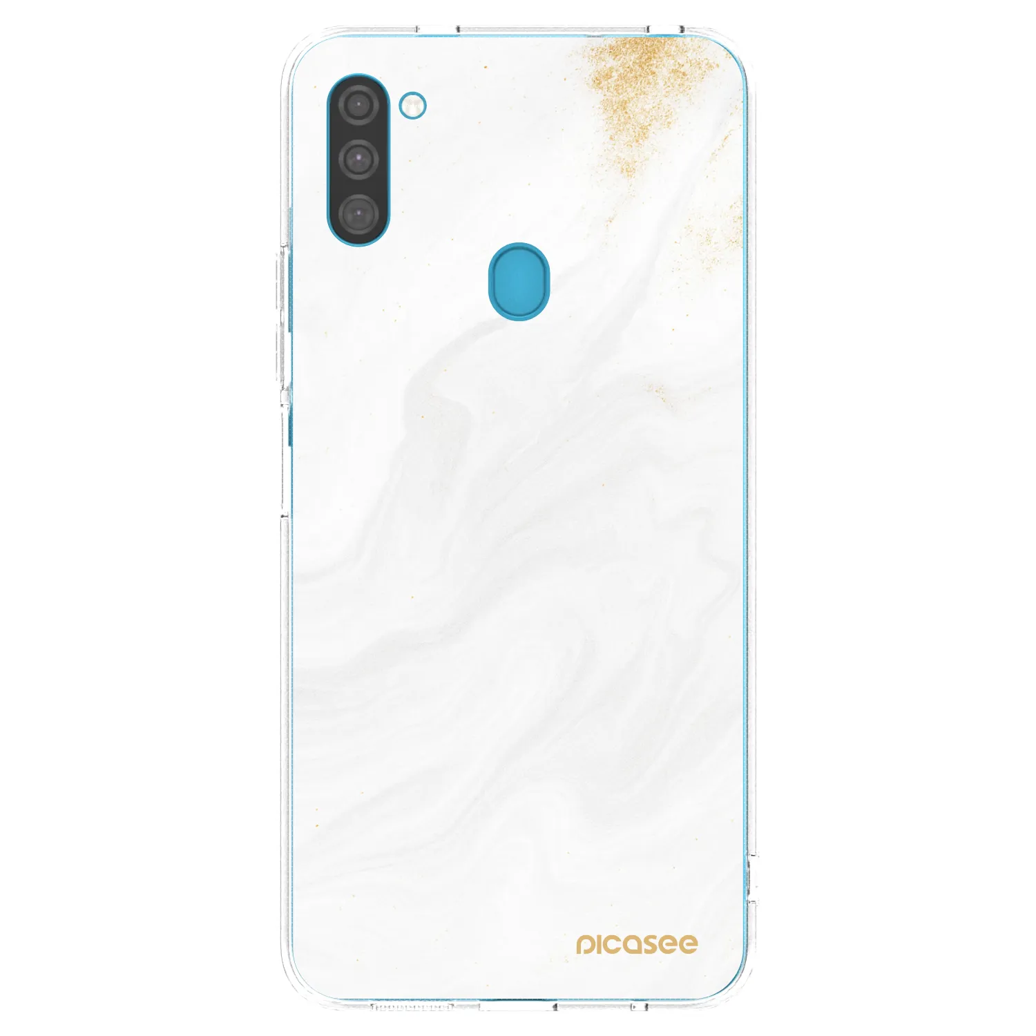 Picasee silikonowe przeźroczyste etui na Samsung Galaxy M11 - White