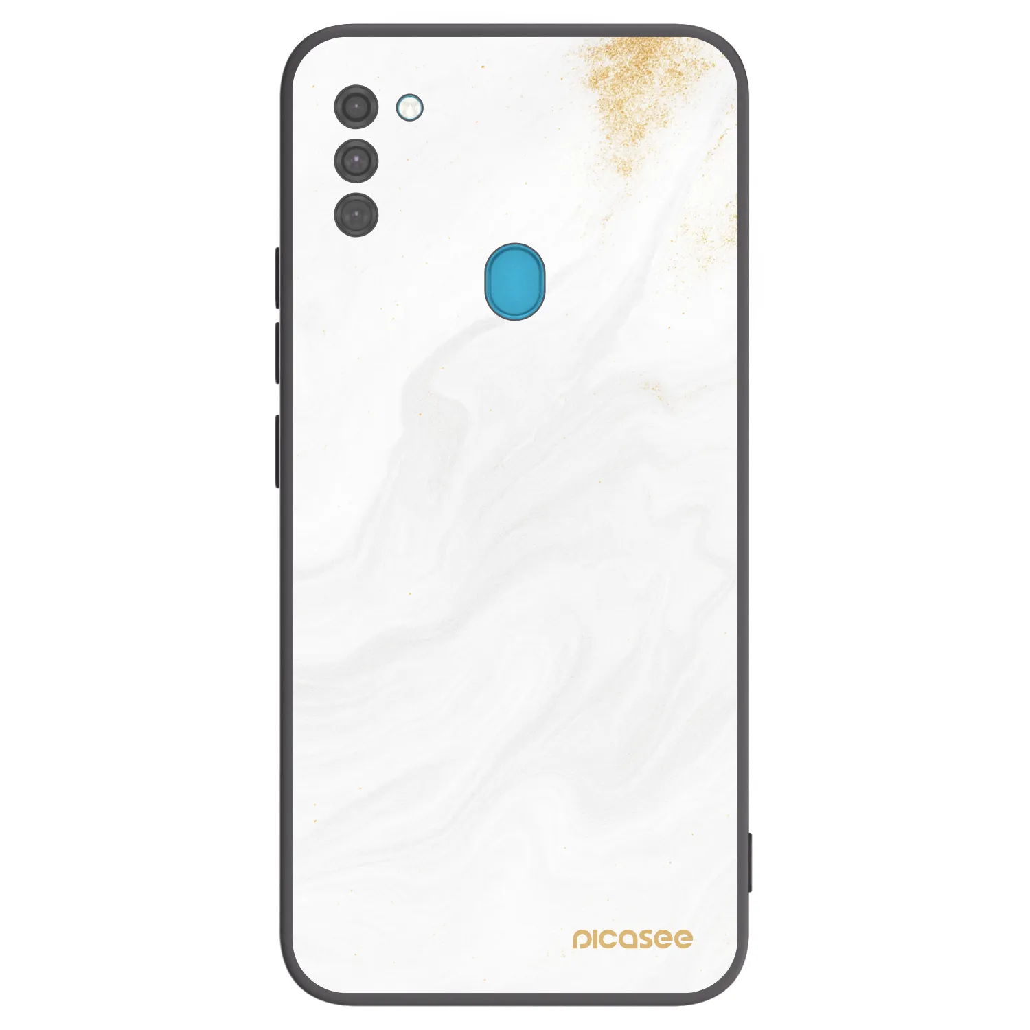 Picasee silikonowe czarne etui na Samsung Galaxy M11 - White