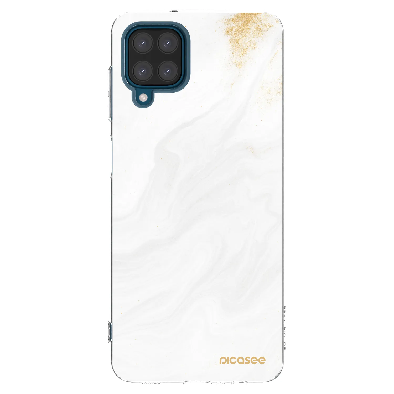Picasee silikonowe przeźroczyste etui na Samsung Galaxy A12 A125F - White