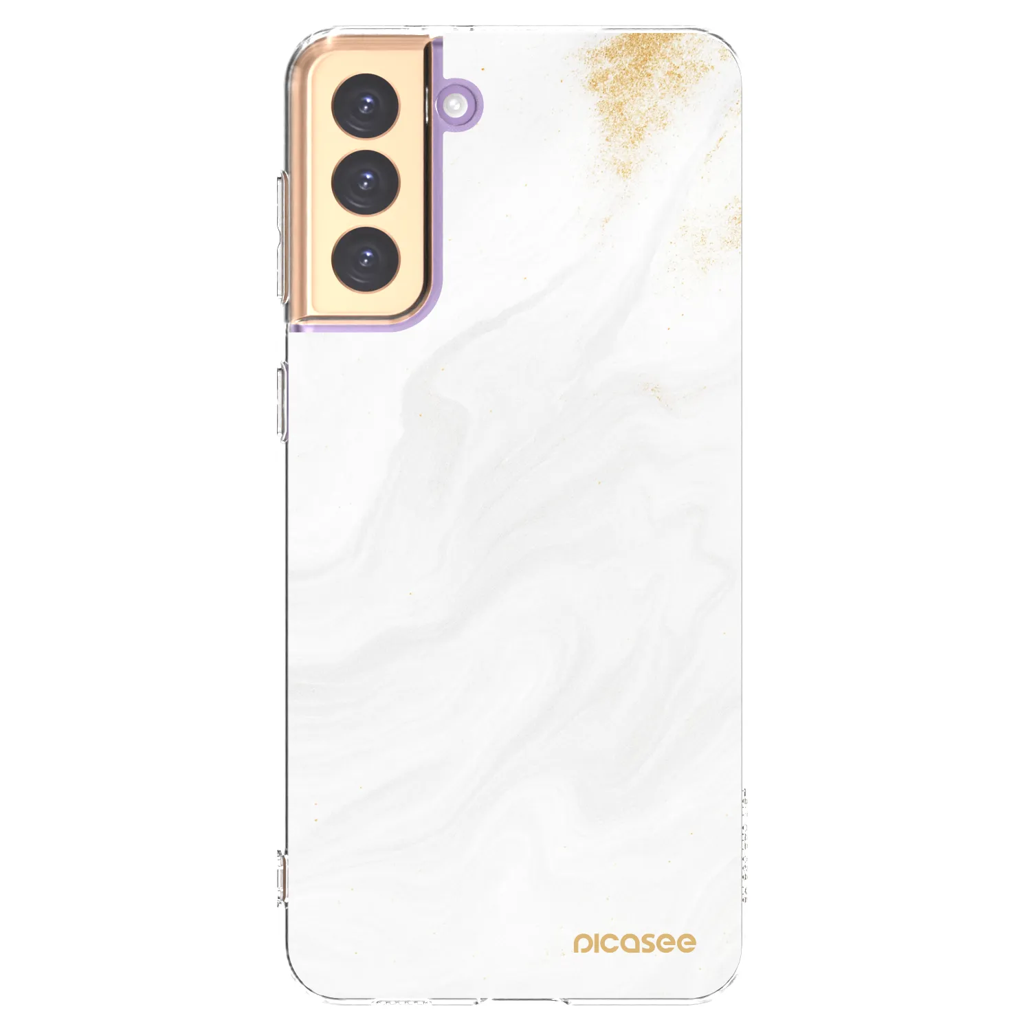 Picasee silikonowe przeźroczyste etui na Samsung Galaxy S21+ 5G G996F - White