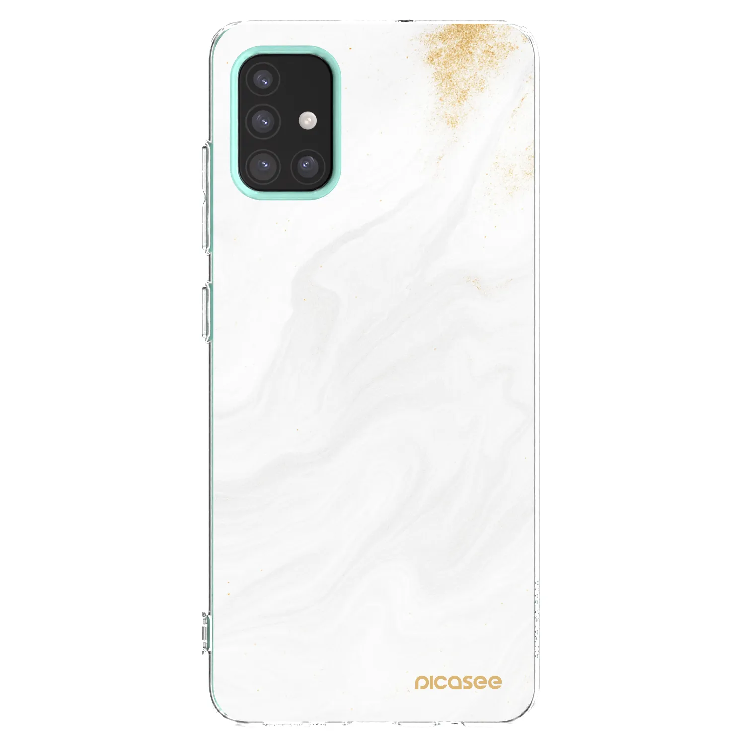 Picasee silikonowe przeźroczyste etui na Samsung Galaxy M31s - White