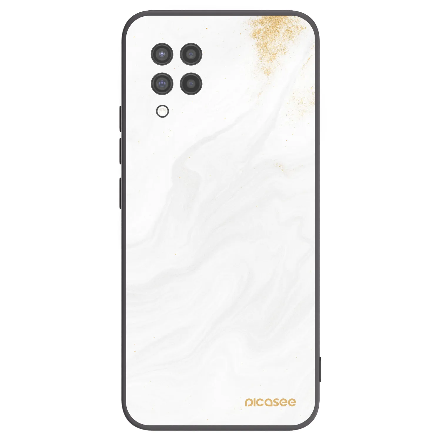 Picasee silikonowe czarne etui na Samsung Galaxy A42 A426B - White