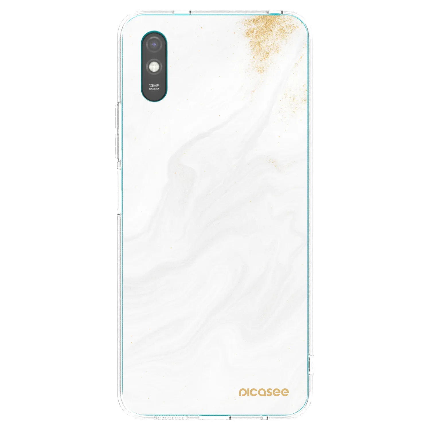 Picasee silikonowe przeźroczyste etui na Xiaomi Redmi 9AT - White