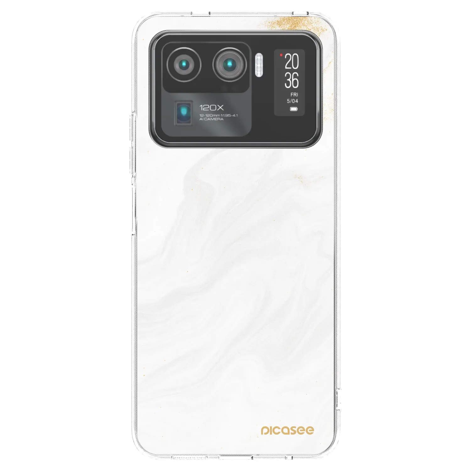 Picasee silikonowe przeźroczyste etui na Xiaomi Mi 11 Ultra - White