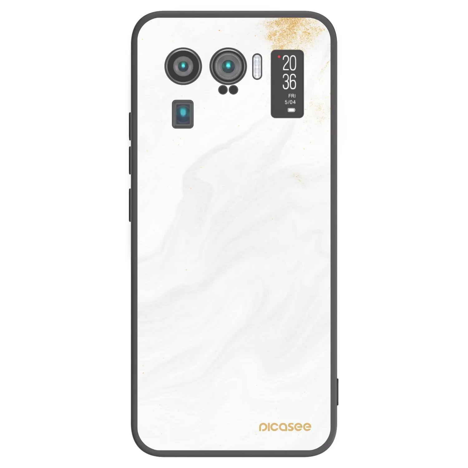 Picasee silikonowe czarne etui na Xiaomi Mi 11 Ultra - White