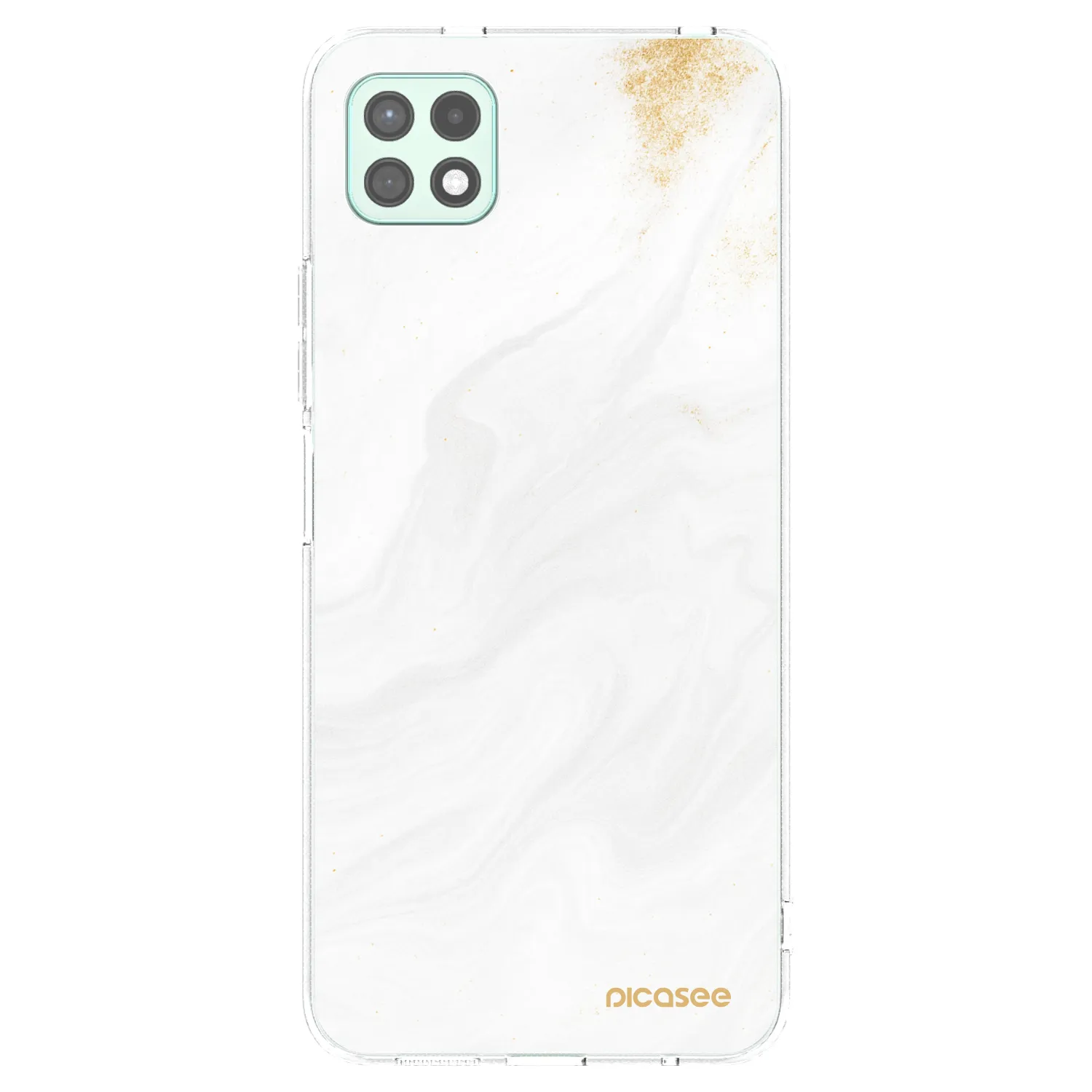 Picasee silikonowe przeźroczyste etui na Samsung Galaxy A22 A226B 5G - White