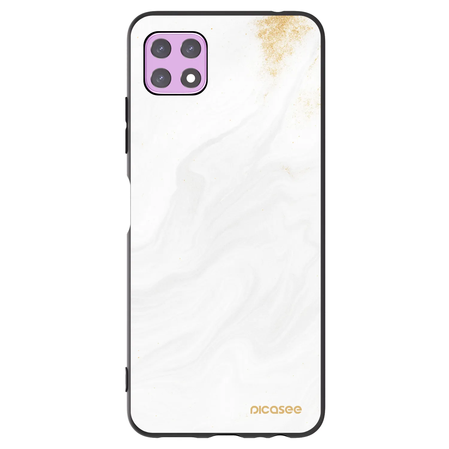 Picasee silikonowe czarne etui na Samsung Galaxy A22 A226B 5G - White